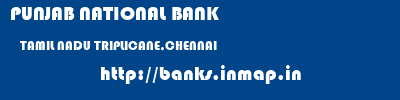PUNJAB NATIONAL BANK  TAMIL NADU TRIPLICANE,CHENNAI    banks information 